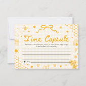 Invitation Capsule Temporelle Jeu de Fête de Fiançailles Abei (Devant)