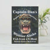 Invitation Captain Dan's Pagan Fishing Charters Whittier AK (Debout devant)