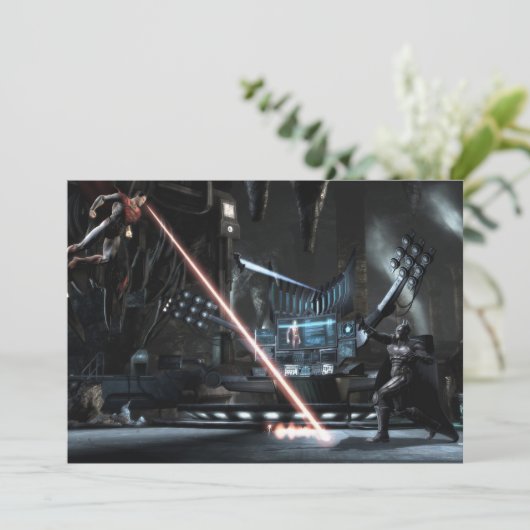 Invitation Capture d'écran : Superman vs Batman (Debout devant)