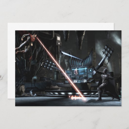 Invitation Capture d'écran : Superman vs Batman (Devant / Derrière)