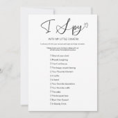 Invitation Capturez L'Amour Que J'Espère Jeu Mariage (Devant)