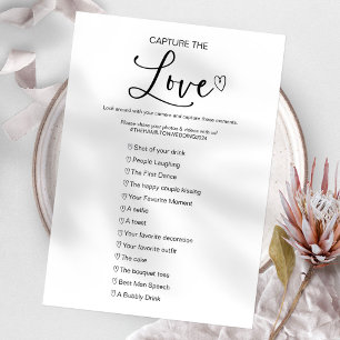 Invitation Capturez l'amour que j'espionne jeu de mariage