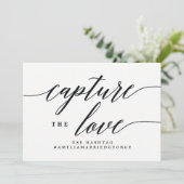 Invitation Capturez L'Instagram Love Sign - Script Moderne (Debout devant)
