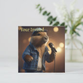 Invitation "Capybara Cowboy : Serenading the Wild West" (Debout devant)