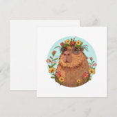Invitation Capybara en lunettes de soleil Été (Devant / Derrière)
