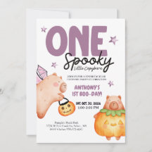 Capybara fête d'anniversaire Halloween du Spooky O