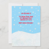 Invitation Capybara Pun Capy Noël Famille de Noël (Dos)