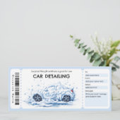 Invitation Car Detailing Gift Certificate (Debout devant)