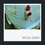 Invitation Car Lover 50th Birthday - Not Old.Classique<br><div class="desc">Une drôle d'invitation à la fête du 50e anniversaire de voiture pour les passionnés d'auto et d'engrenages spéciaux. Entièrement personnalisable; vous pouvez changer la ligne "Pas vieux. Classique." sur le devant et sur le dos aussi. Aidez-les à participer à la célébration de leur anniversaire. Personnalisez-le en ajoutant le nom de...</div>