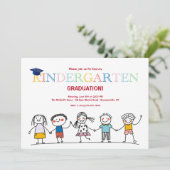 Invitation Caractères de l'étiquette (Debout devant)