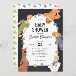 Invitation Caractères Scooby-Doo   BABY SHOWER SUPER