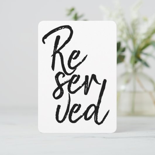 Invitation Caractérisation graphique réservée de police moder (Debout devant)