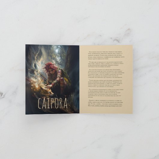 Invitation Card Caipora (Intérieur)