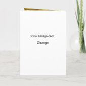 Invitation Card Elite Avocado Green Gold Elegant (Dos)