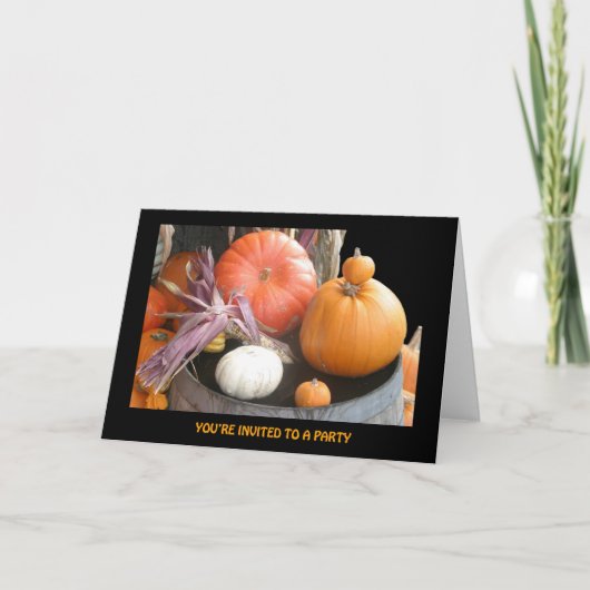 Invitation Card, Halloween Fête Invite 1 (Devant)