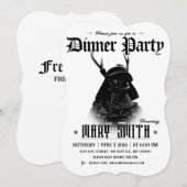 Invitation Card_Western Style (Samurai) (Devant / Derrière)