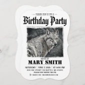 Invitation Card_Western Style (Wolf) (Devant / Derrière)