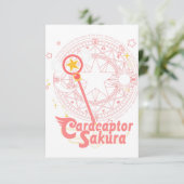 Invitation cardcaptor sakura, sakura, anime, manche, sakura k (Debout devant)