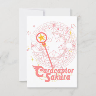 Invitation cardcaptor sakura, sakura, anime, manche, sakura k