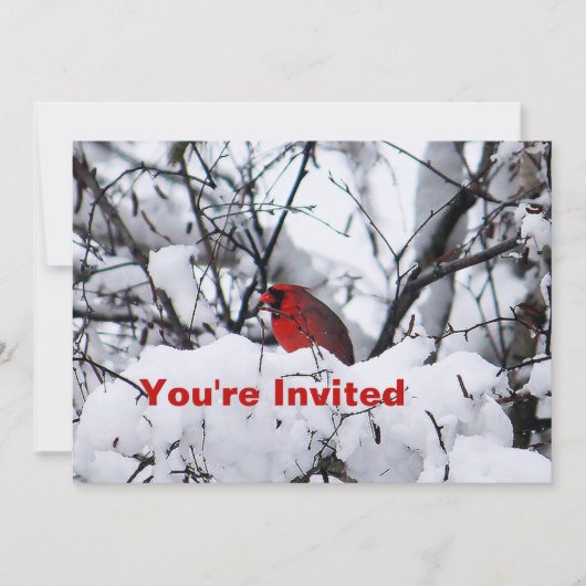 Invitation Cardinal 6216 Anniversaire (Devant)