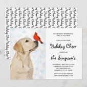 Invitation Cardinal de Noël du Laboratoire Jaune - adorable c (Devant / Derrière)