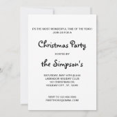 Invitation Cardinal de Noël du Laboratoire Jaune - adorable c (Dos)