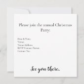 Invitation Cardinal Rouge Cardinal Cardinal aux Fleurs (Dos)