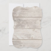 Invitation Cardinal Rouge Holly Berry Bois Christmas Corporat (Dos)