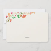 Invitation cardinale du printemps (Dos)