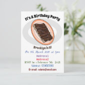 Invitation Caricature à côtes courtes (Debout devant)