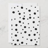 Invitation Caricature Cute Panda Anniversaire du Parti RSVP (Dos)