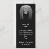Invitation Caricature de Silverback Gorilla (Dos)