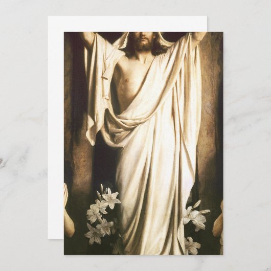 Invitation Carl Bloch (Devant / Derrière)