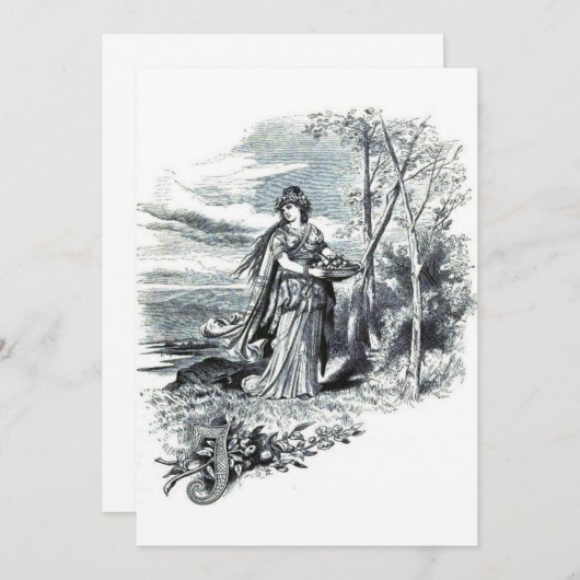 Invitation Carl Emil Doepler - Idunna (Devant / Derrière)