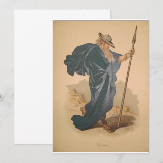 Invitation Carl Emil Doepler - ODIN (Devant / Derrière)