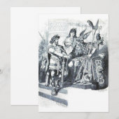 Invitation Carl Emil Doepler - Vidar et Odin (Devant / Derrière)