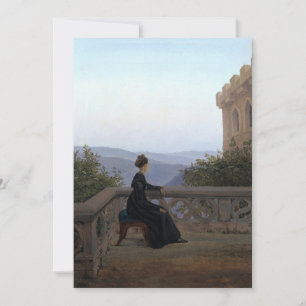 Invitation Carl Gustav Carus - Femme sur le Balcon