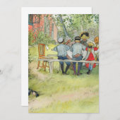 Invitation Carl Larsson Breakfast (Devant / Derrière)