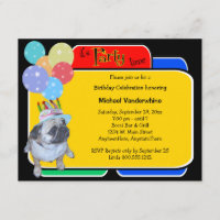 Carlin Dans Un Barker D'Anniversaire Casquette