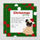 Invitation Carlin de Noël (Devant / Derrière)