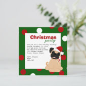 Invitation Carlin de Noël (Debout devant)