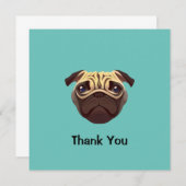 Invitation carlin Merci (Devant / Derrière)