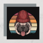 Invitation Carlin mignon (Devant / Derrière)