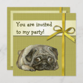 Invitation carlin silencieux (Devant / Derrière)