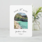 Invitation Carmel Save the Date Carmel California Mariage (Debout devant)