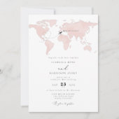 Invitation CARMEN Destination Blush Watercolor Mariage (Devant)