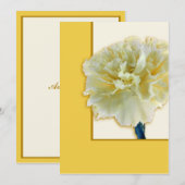 Invitation carnation (Devant / Derrière)