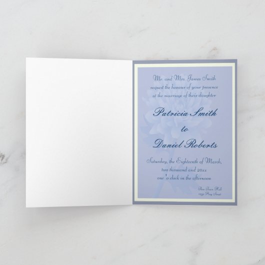 Invitation Carnations (Intérieur)