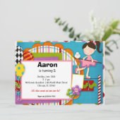 Invitation Carnaval (Debout devant)