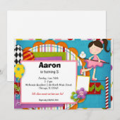 Invitation Carnaval (Devant / Derrière)